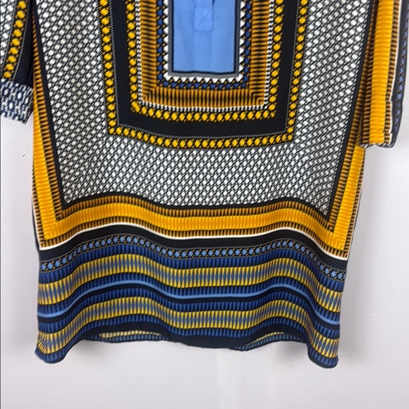 Zara Geometric Print Women's Tunic Dress with Pockets Size XL - Picture 7 of 12